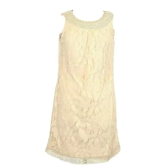 blue dress for baby girl Beige Lace Dress M main image 1